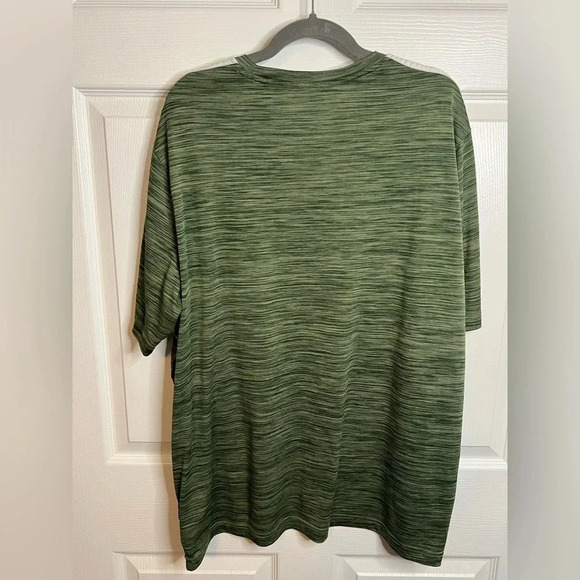 ADIDAS Prime Green Aero Ready Men’s 2XL Short Sleeved Athletic Shirt GUC - Picture 4 of 5